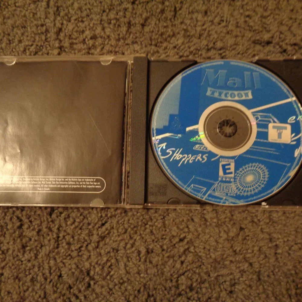MALL Tycoon PC Game Windows CD-ROM PC Computer Game